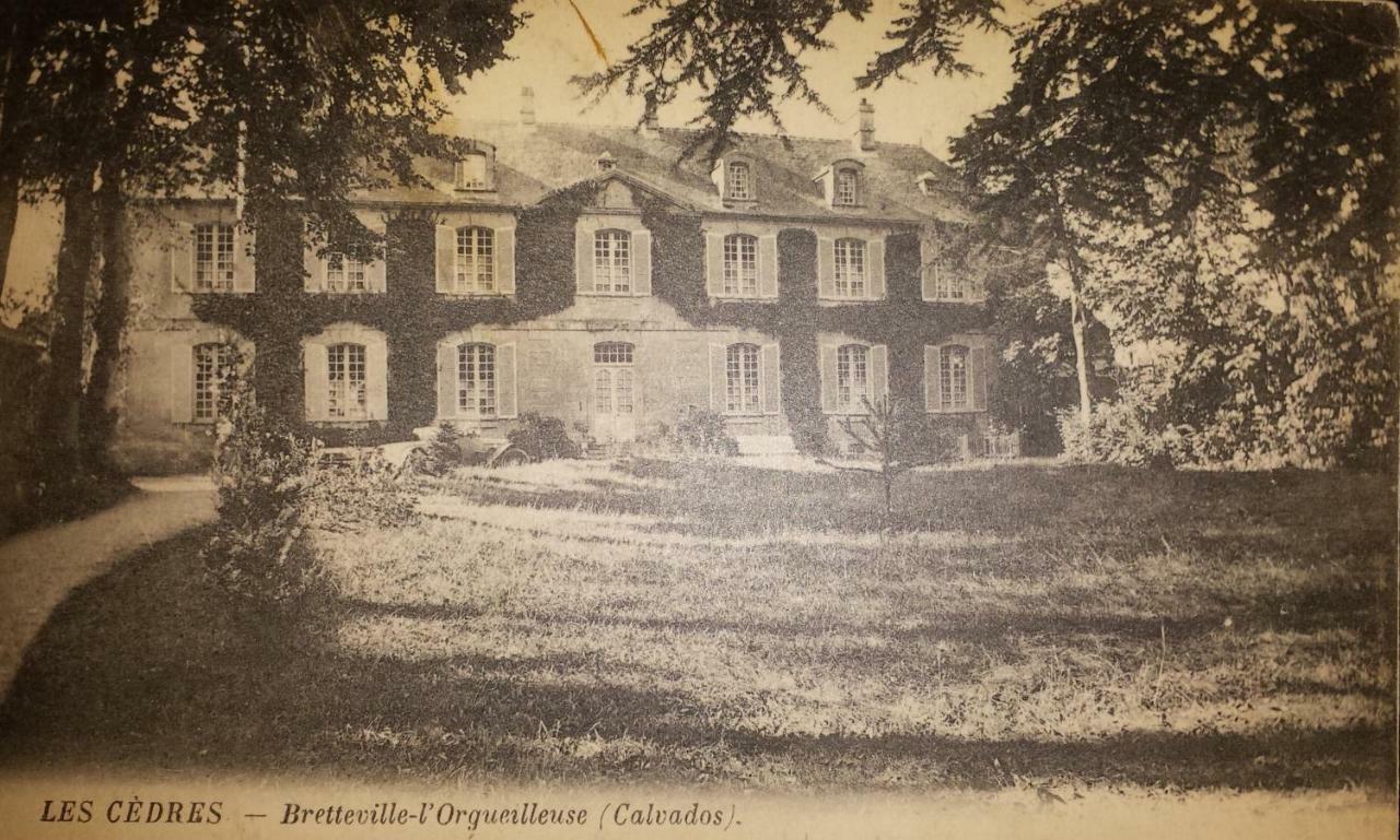 Bed & Breakfast Chateau Les Cedres Bretteville-l'Orgueilleuse Экстерьер фото